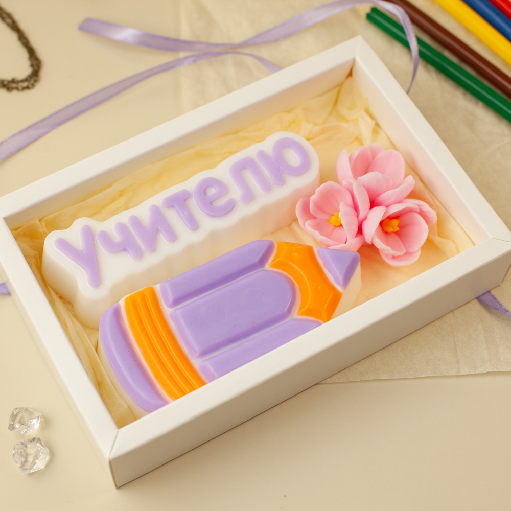 Набор "Учителю с цветком"