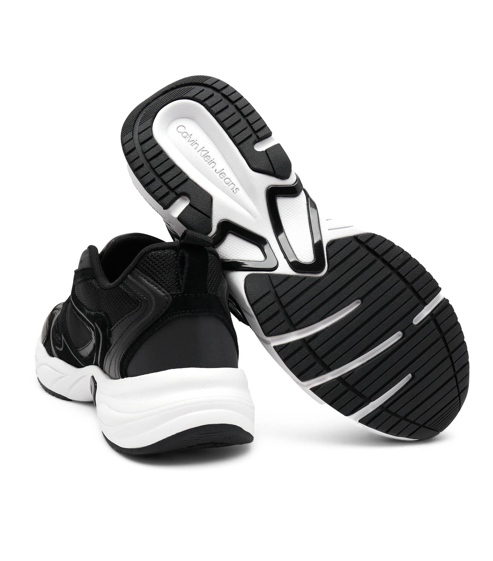 кроссовки retro tennis CALVIN KLEIN JEANS - черный(YM0YM00589)