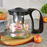 Чайник заварочный 1,25л с рисунком, 202469