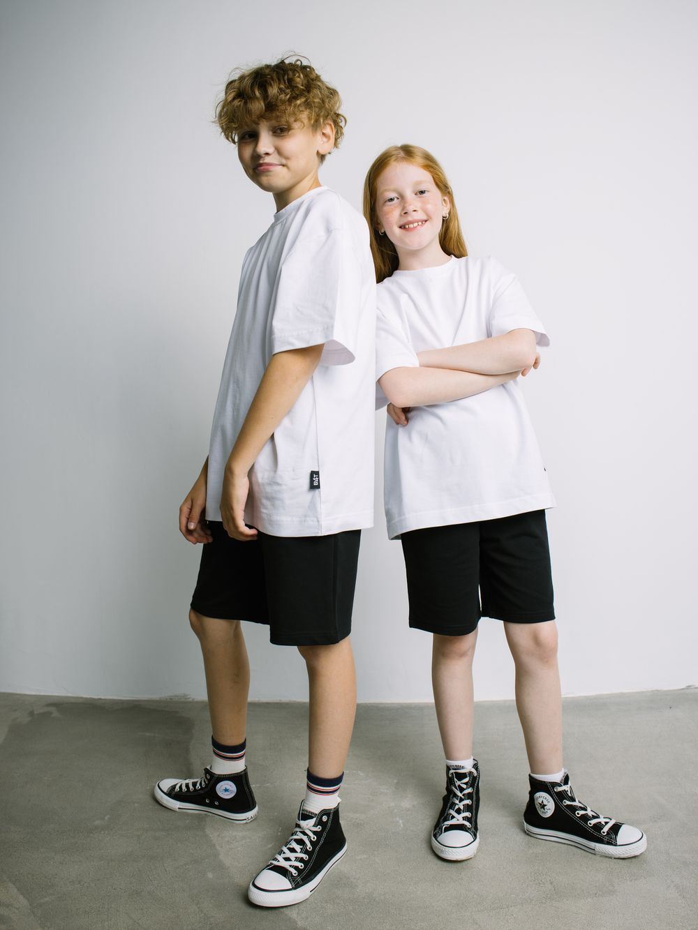 Шорты бермуды "Черные" 7+