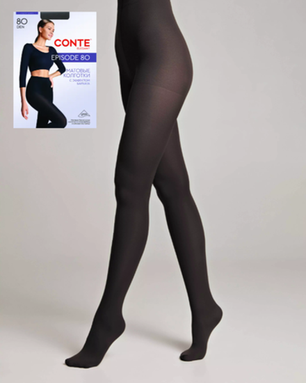 CONTE EPISODE 80 Колготки женские из микрофибры