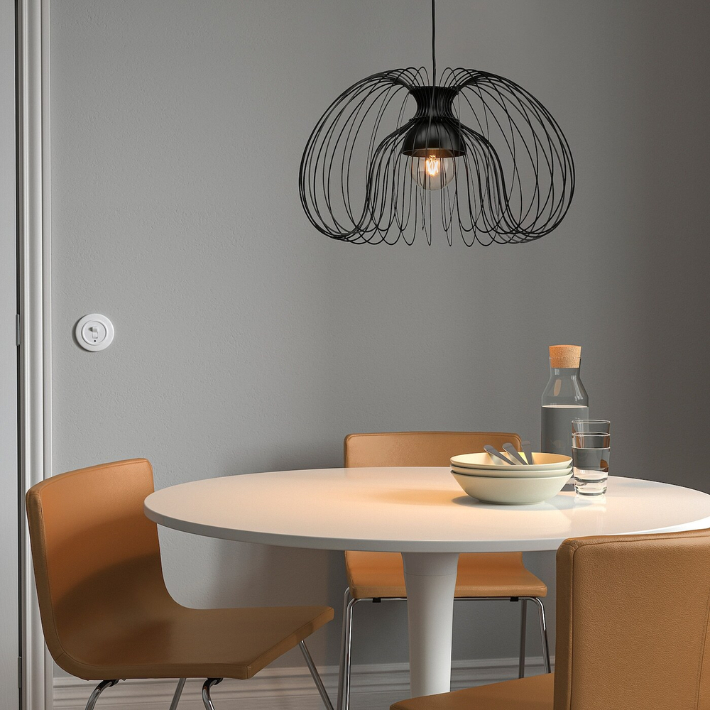 IKEA KALLFRONT  (ИКЕА КАЛЛФРОНТ)  -  / HEMMA Подвесной светильник, черный, 52 см