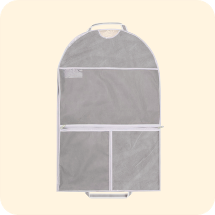 Чехол детский с карманами 80х50 (серый)