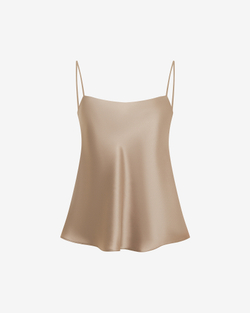 Топ из жемчужного сатина