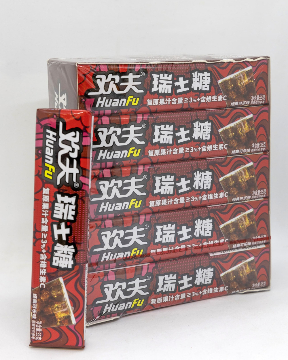 Жевательная конфета Huanfu, 35 гр, в ассортименте