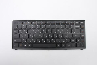 Клавиатура для ноутбука Lenovo S40-70/S300 раскладка - русская, без подсветки, черная (25208665), оригинал