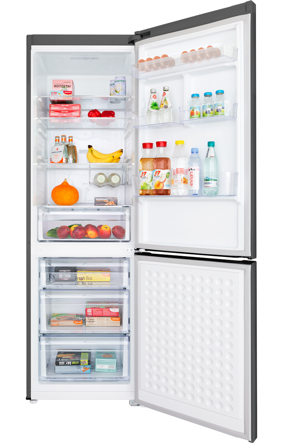 Холодильник-морозильник MAUNFELD MFF195NFS10 фото 5
