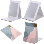 Зеркало косметическое складное «ФОРТУНА БРИ», микс 4 дизайна, энигма, 15*21см