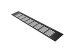 Решетка на магнитах Визионер МВМС-М 1000х80 мм Черная матовая