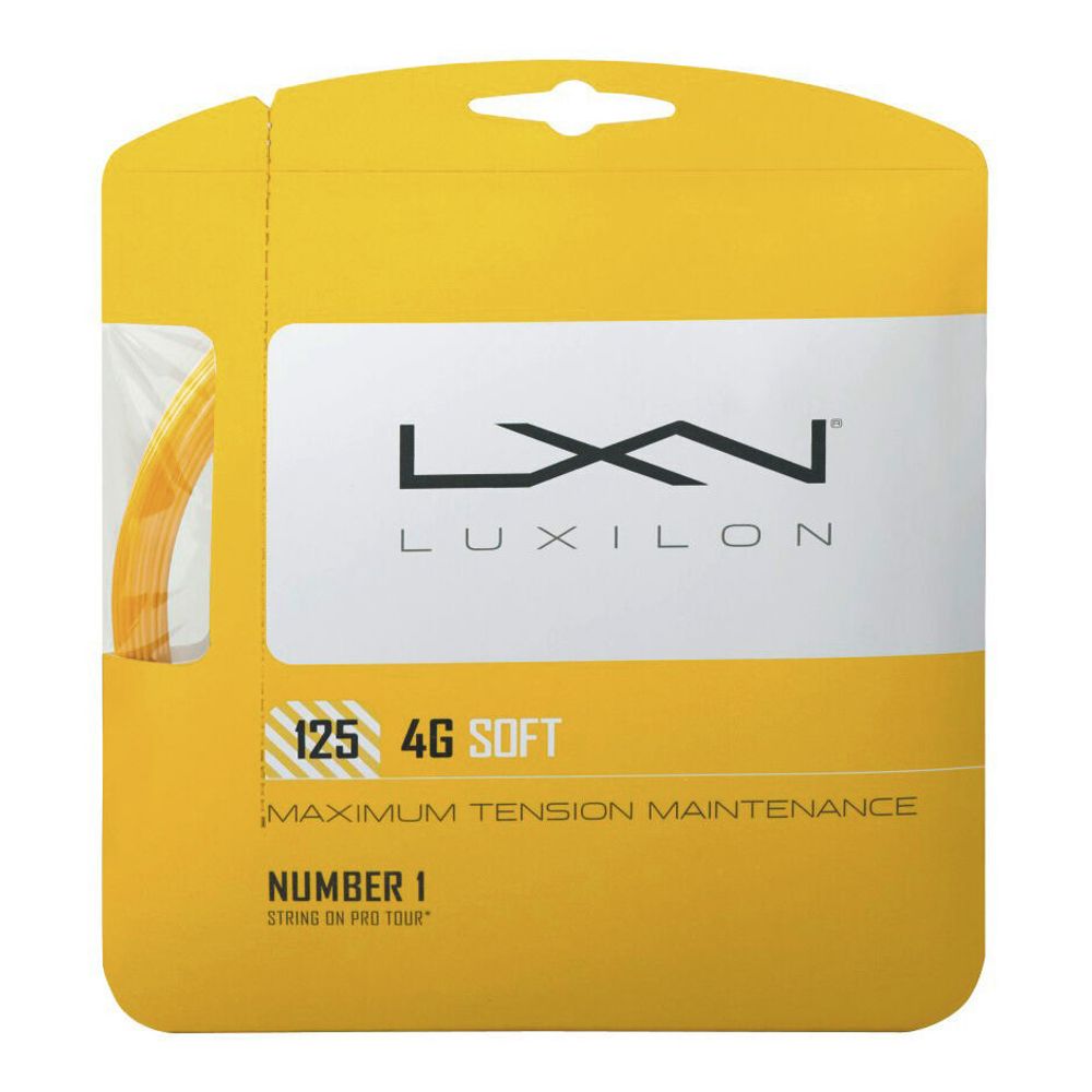 Струны теннисные Luxilon 4G Soft String Set 12,2m - Gold