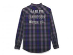 Мужская рубашка Harley-Davidson®  в клетку с логотипом