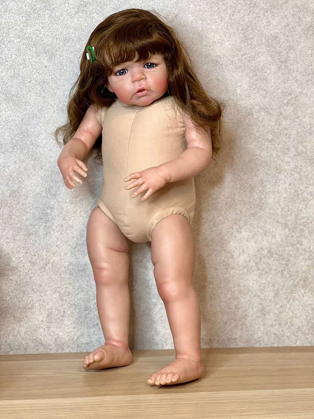 Кукла Реборн мягконабивная 60см в пакете (FA-608)