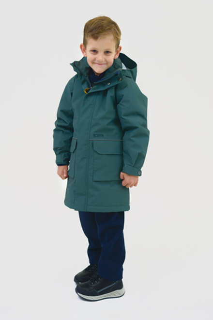 Куртка детская утепленная HANKA NORPPA зелёная ель - аналог Didriksons