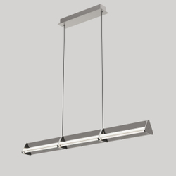 Подвесной светильник MD24001031-1A nickel/grey