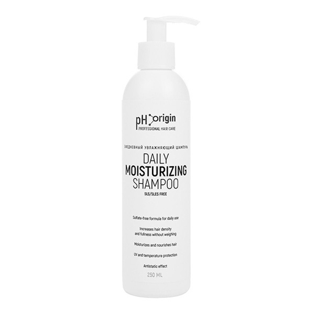 Увлажняющий шампунь pH Origin Daily Moisturizing SLS/SLES Free Shampoo 250мл