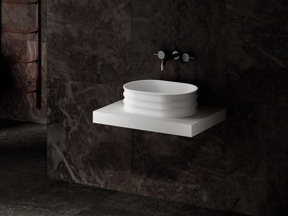 Раковина-чаша Abber Stein 56 AS2650 Белая матовая