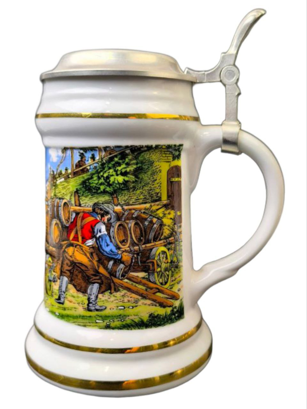 Кружка пивная "Конная пивная повозка" Германия