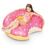 Круг надувной strawberry donut