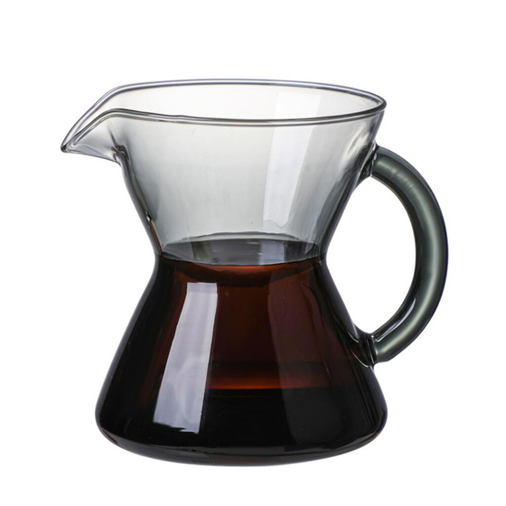 Декантер кофейный 350 мл 8,4*9,2 см h 11 см темное стекло P.L.- Barbossa