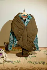 Шарф Soeurs Deep Green Scarf хаки