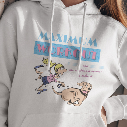 Толстовка "Как бегать с лабрадором"