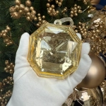 Ёлочное украшение «DIAMOND - Elegant» 8,7*3,7*10 см, Золото