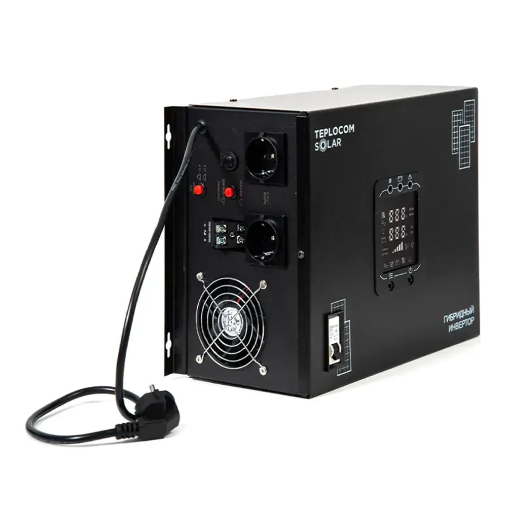 TEPLOCOM Solar 1500, 65Ач источник бесперебойного питания и 2 акб, 12387