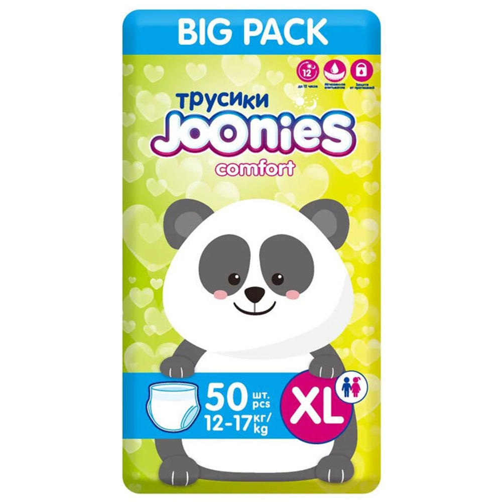 Трусики Joonies Comfort Big Pack XL (12-17 кг) 50 шт
