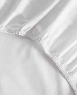 Zara Home - Простыня с ситцевой резинкой, высота 30 см (вес 200 нитей), белый, 90х200х30 см