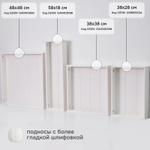 Поднос, 38х28, Флоутард, столик для завтрака в постель, для кухни, состаренный серый, Dipriz