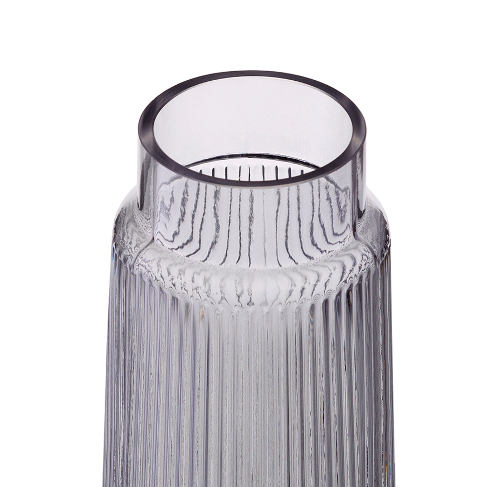 Ваза noemi, 24 см, серо-синяя