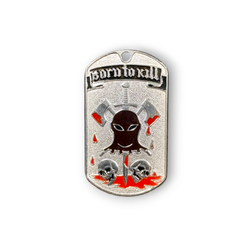 Жетон Армейский ( Военный ) Личный Born To Kill