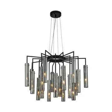 Подвесная люстра 21*G9 4501-21P черный Orgel Favourite