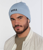 Шапка Asic Beanie X BOSS GREEN - голубой(50499423)