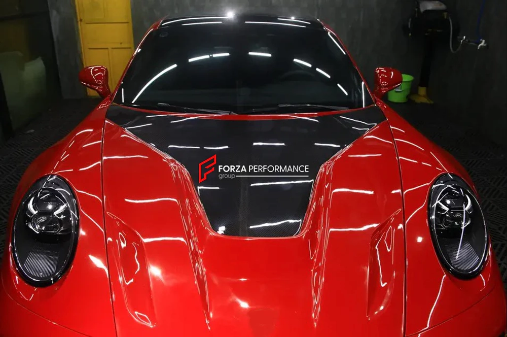 Карбоновый капот для PORSCHE 911 992.1 2019–2025 Порше