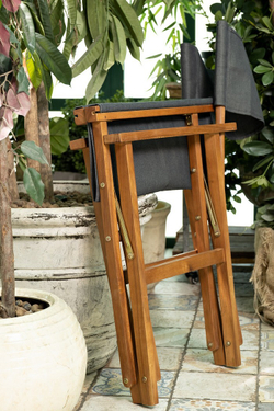 Стул из акации DIRECTOR темно-серый