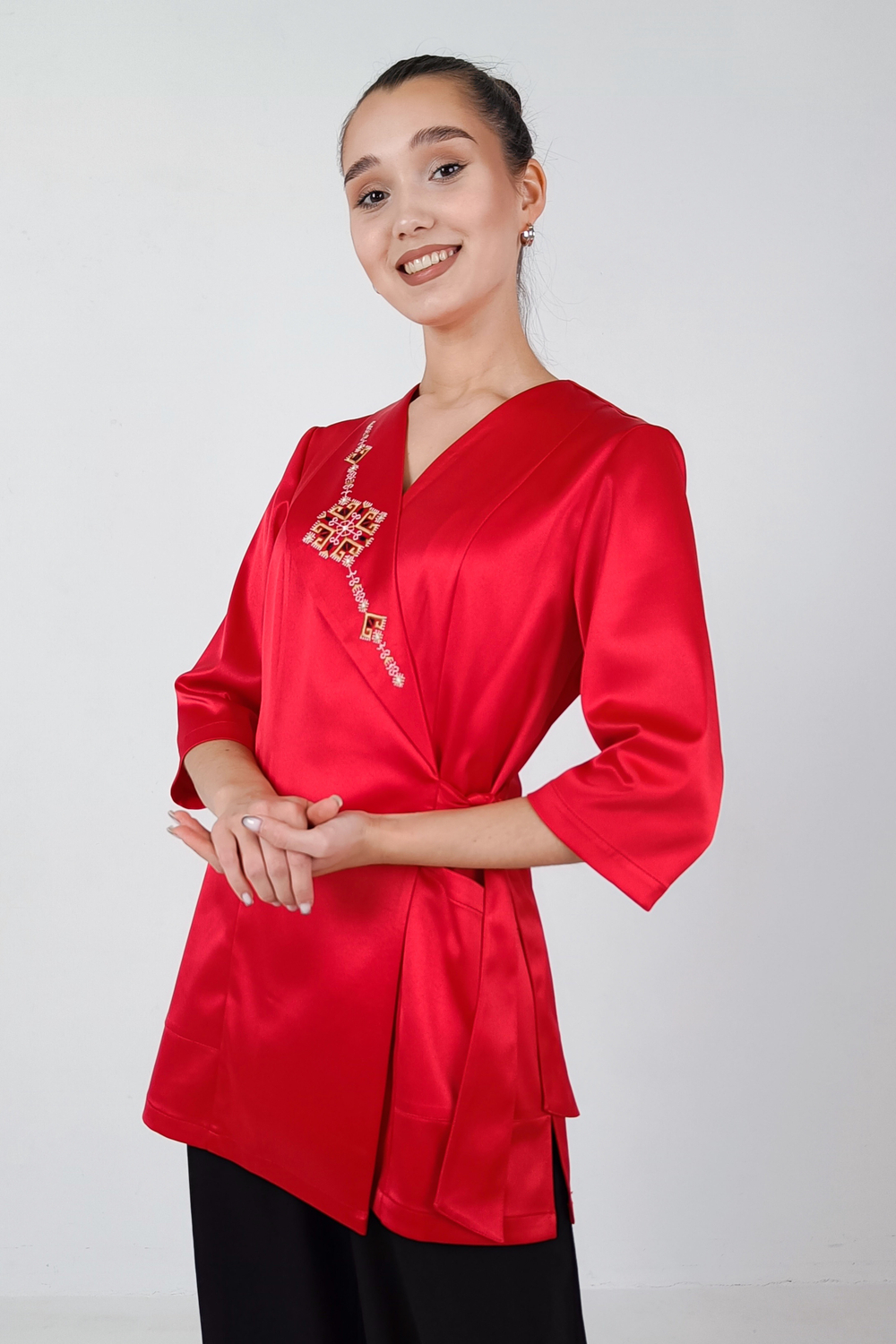 Блузка с чувашской вышивкой