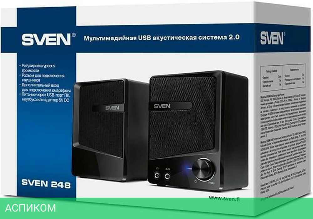 Акустика Sven 248 (SV-016333)