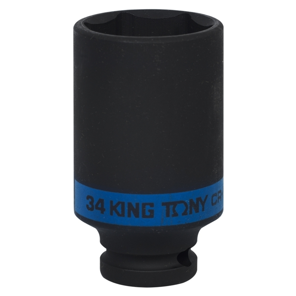 Головка торцевая ударная глубокая шестигранная 1/2&quot;, 34 мм KING TONY 443534M
