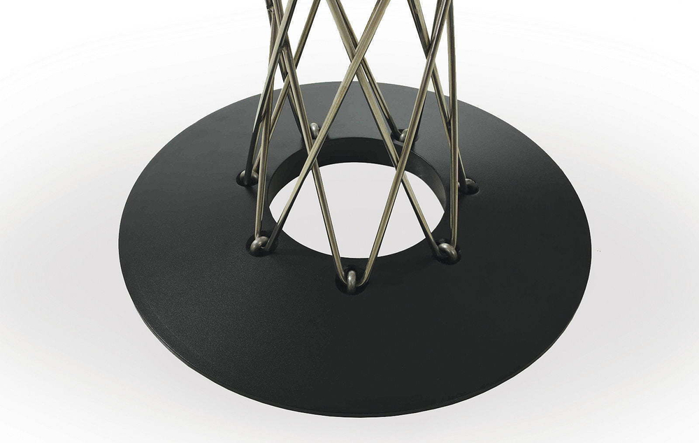 Стол RT-413(C)90 прозрачное стекло