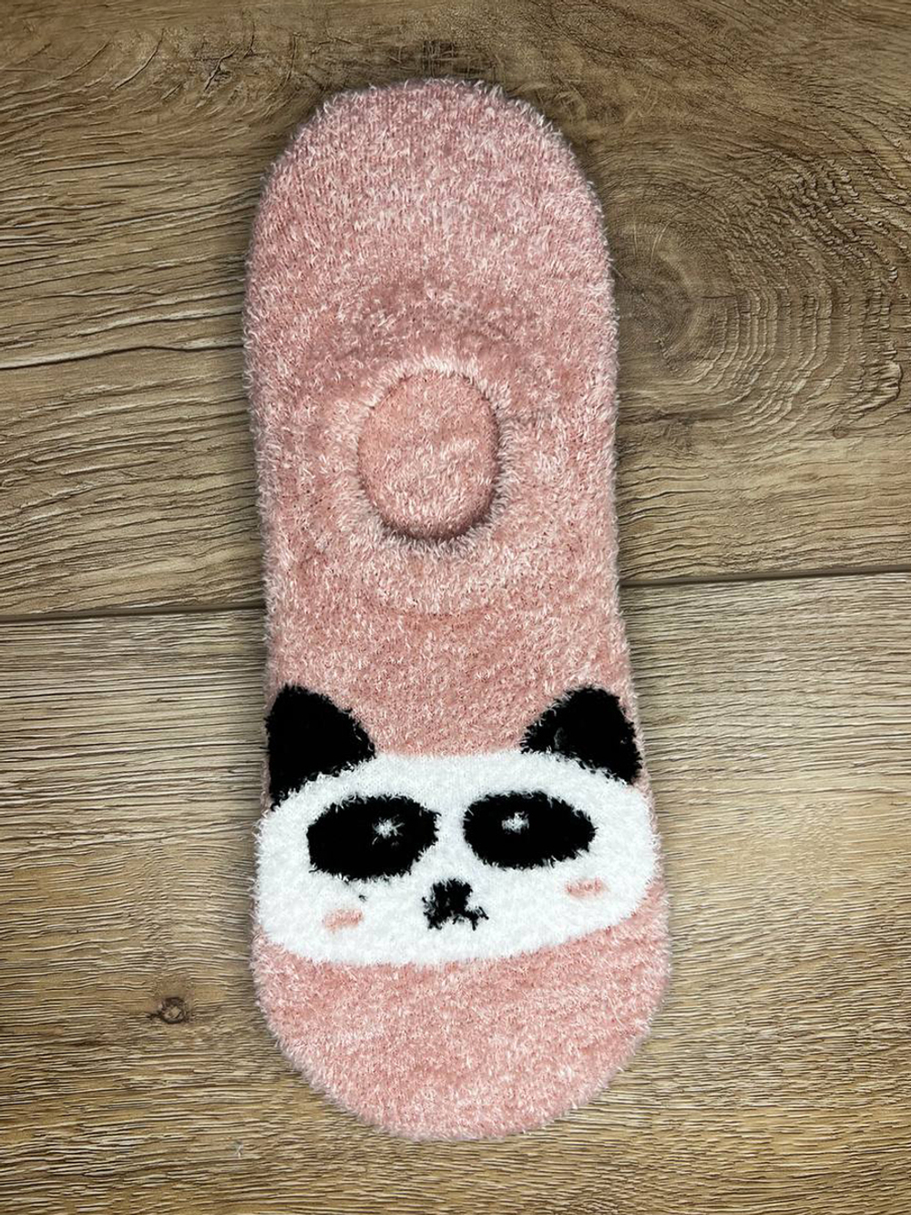 Носки-Тапочки Махровые "Панды" Розовые