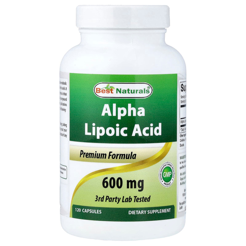 Best Naturals, Alpha Lipoic Acid, 600 mg, 120 Capsules
