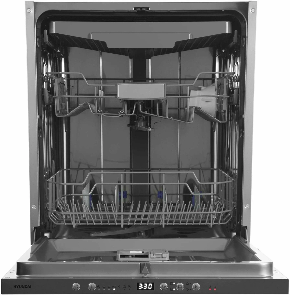 Встраиваемая посудомоечная машина Hyundai HBD 674 серебристый