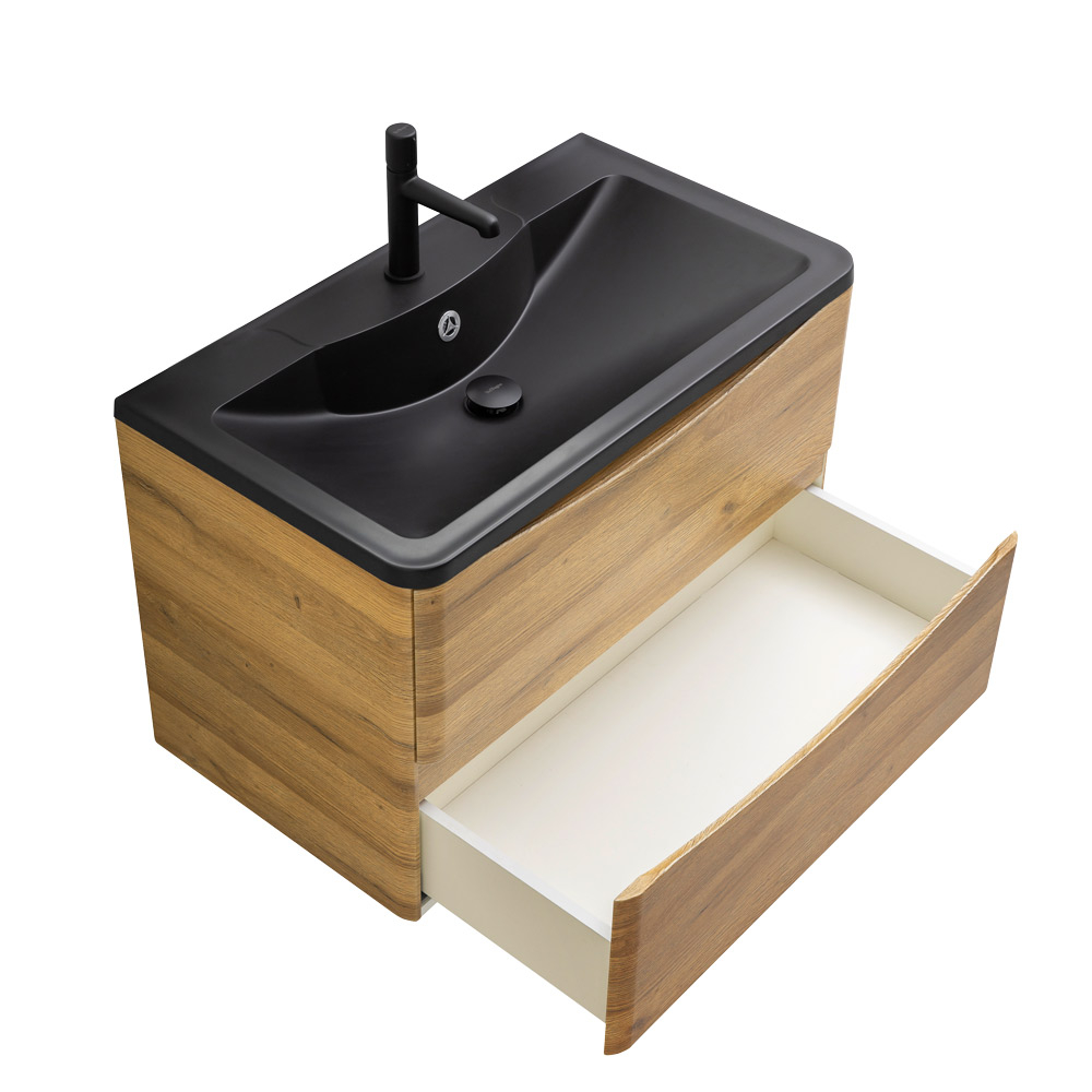 Мебель для ванной комнаты подвесная BelBagno ACQUA-1000-2C-SO-RR 100 см Rovere Rustico