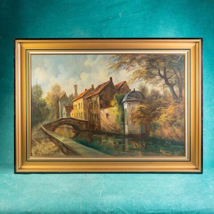 Винтажная картина «Городской Пейзаж»