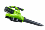 Воздуходувка-пылесос аккумуляторная ручная Greenworks GD40BVII 40В Li-Ion без АКБ и ЗУ (2406907)
