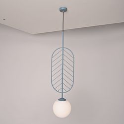 Подвесной светильник LEAF C Голубой