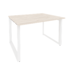 Onix Стол переговорный O.MO-PRG-1.2 Денвер Светлый/Металл Белый 1180*980*750