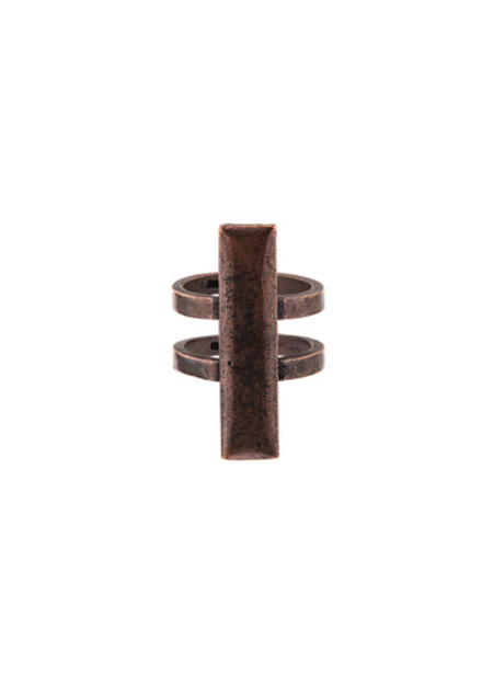 "Хикуа"  кольцо в медном покрытии из коллекции "Mona" от Jenavi