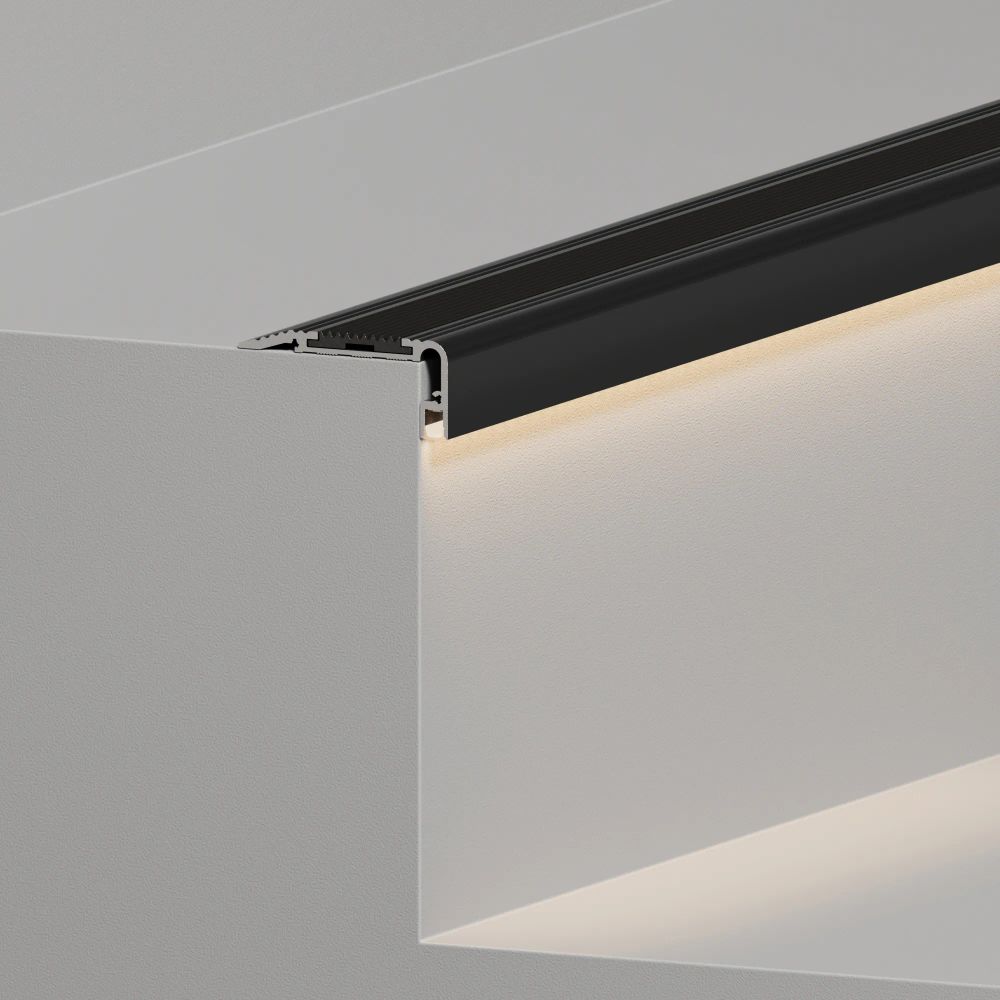 Профиль STAIR-W60-2000 ANOD BLACK (Arlight, Алюминий) 060867